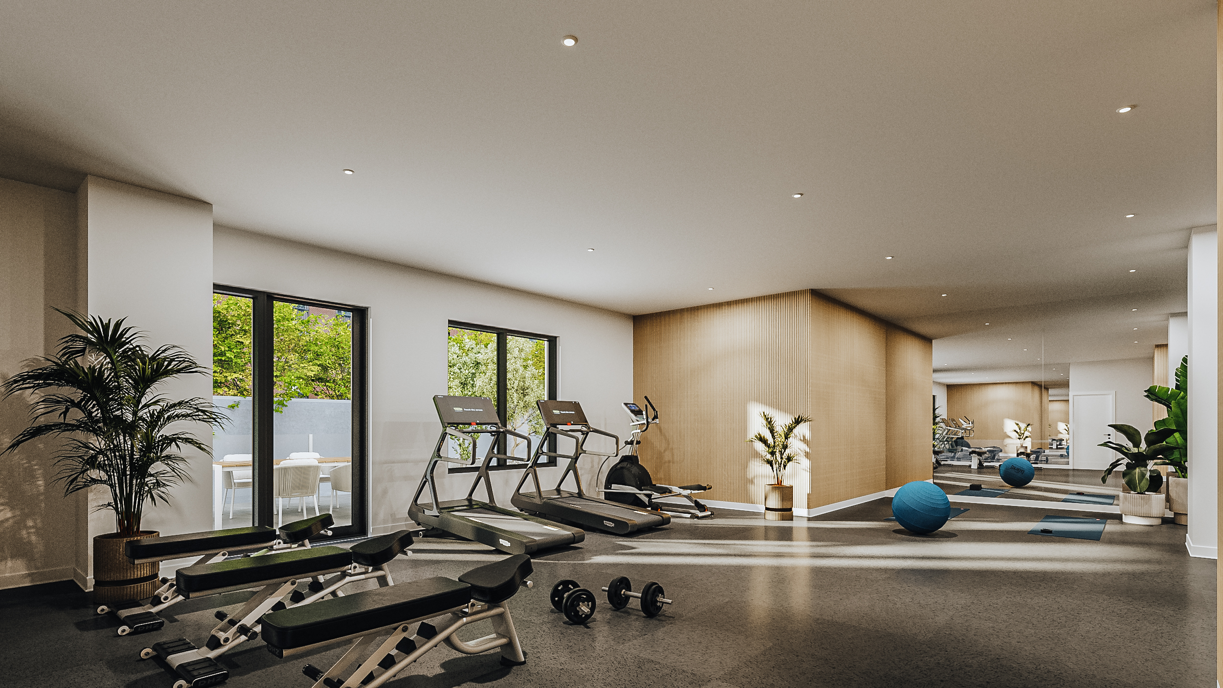 Centre de remise en forme — immeuble TourLiv Gatineau